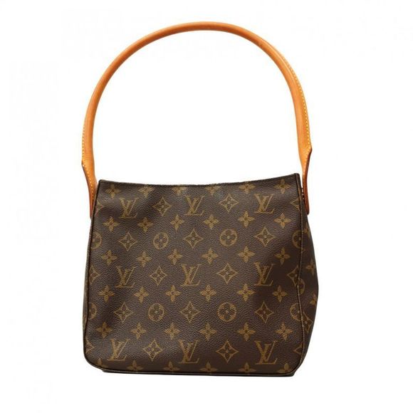 Louis Vuitton Shoulder Bag Monogram Looping MM M51146 Brown Ladies - Picture 1 of 10